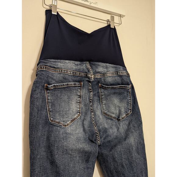 Song maternity distressed denim jeans women's size medium (C23) - Picture 5 of 9